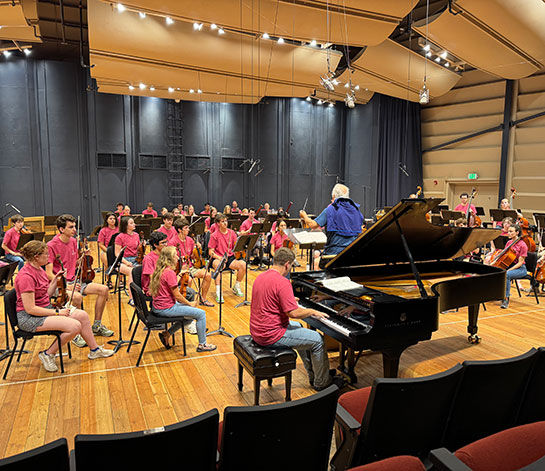 Youth Playing Piano